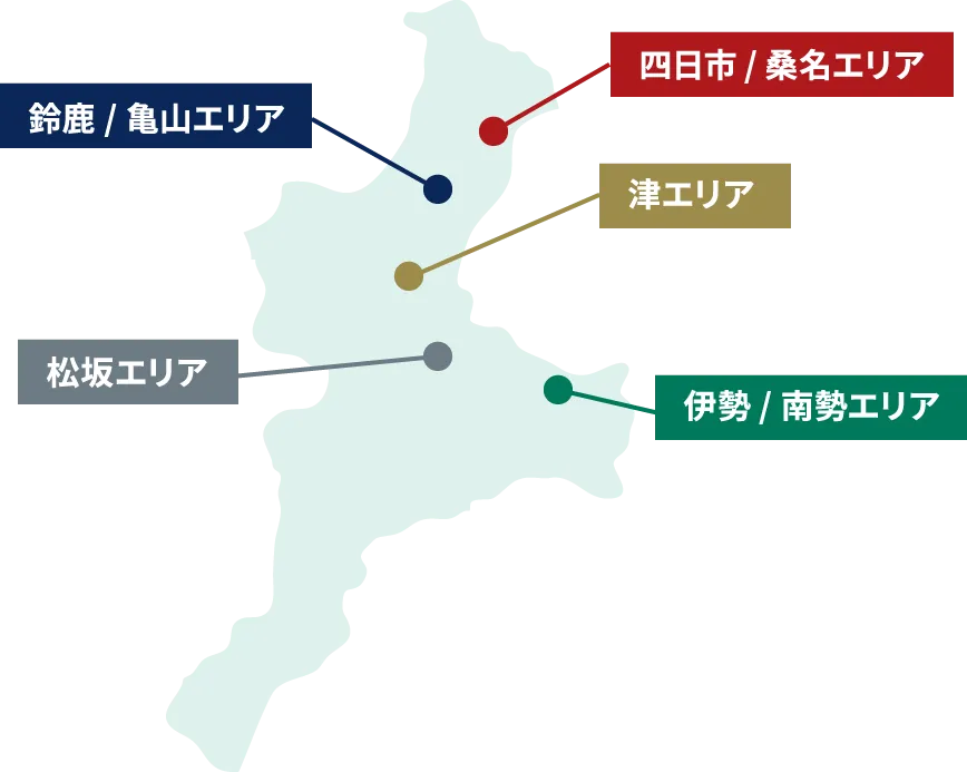 三重県エリアマップ