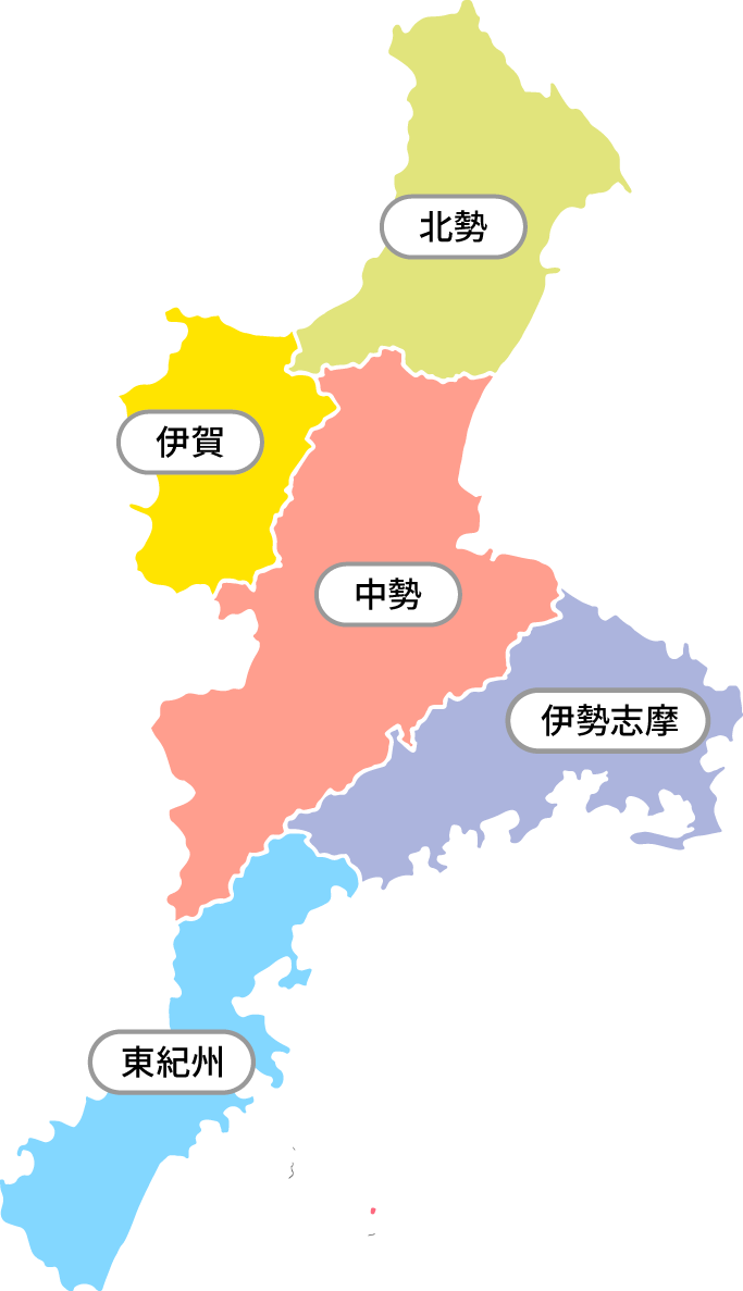 三重県エリアマップ