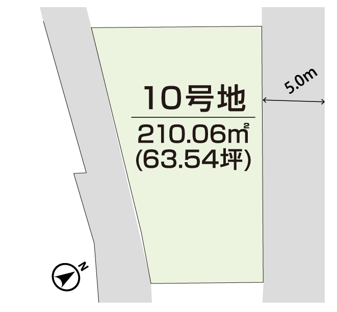 鈴鹿市北玉垣町 10号地 土地写真