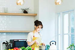 最新設備のキッチン