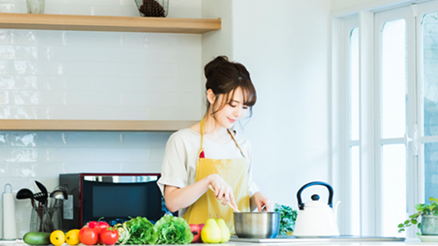 最新設備のキッチン